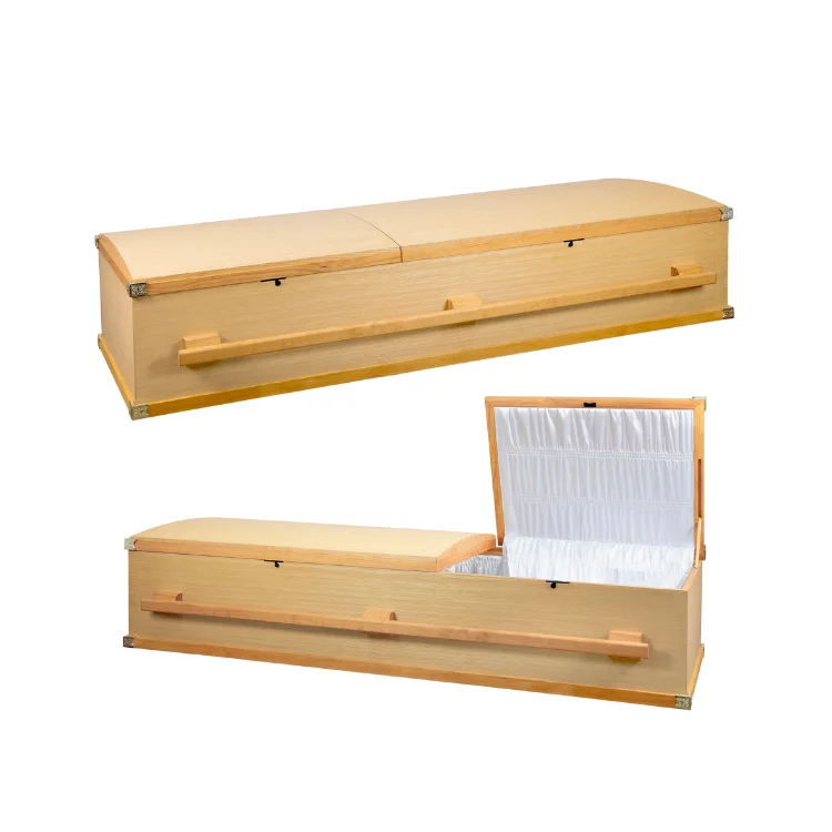 Caskets And Coffins Wooden Coffin Elegant Funeral Best Price Cremation Casket Casket Coffin Factory Vietnam Manufacturer