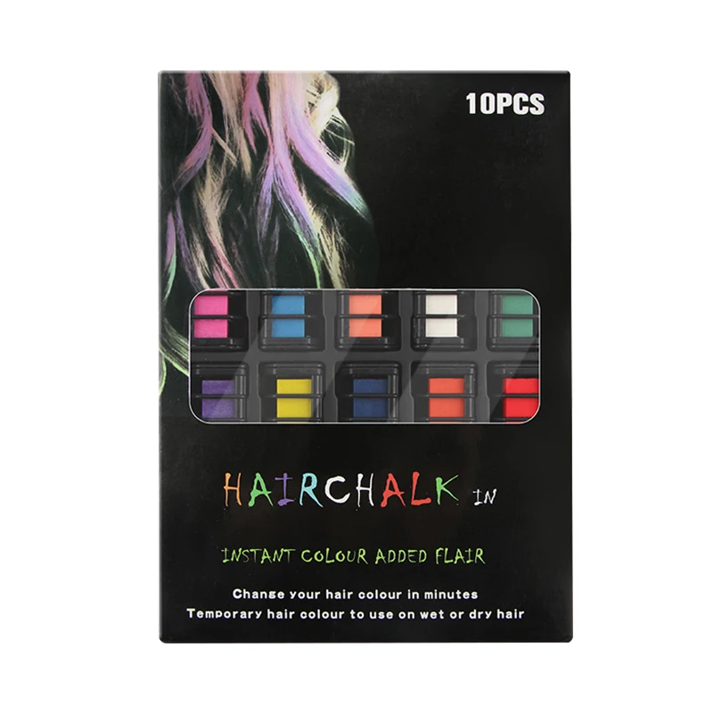 Temporary Hair color clay comb fast change hair colors water proof and keep color lasting time