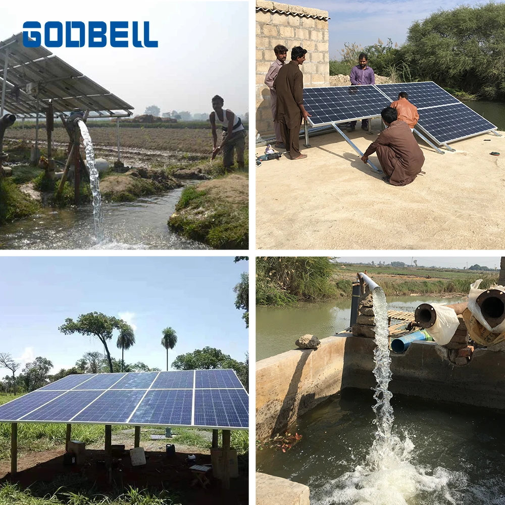 Wholesale Price 220V AC DC Solar Power Submersible Borehole Pumps Irrigation Fountain System Solar Water Pump