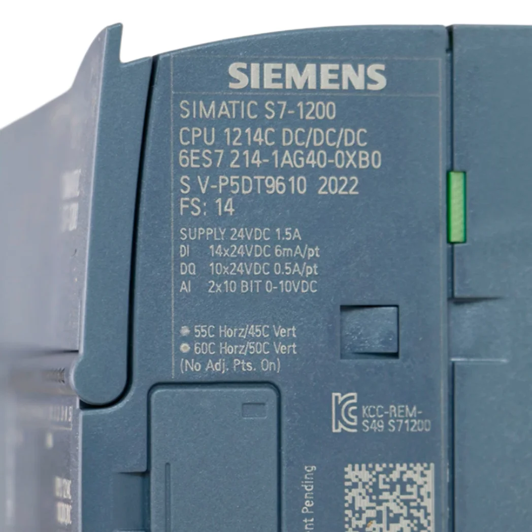 Original siemens SIMATIC S7-1200 6es7214-1ag40-0xb0 compact CPU module 6es7212-1ae40-0xb0 module siemens 6es7 214-1ag40-0xb0