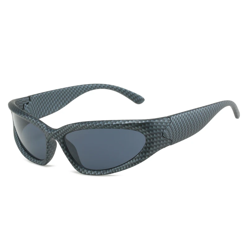 Vintage Flash Sunglasses Women Oval Wrap Sports Sun Glasses Mirrored UV400 Driving Cycling Glasses Dark Futuristic Shades 20896