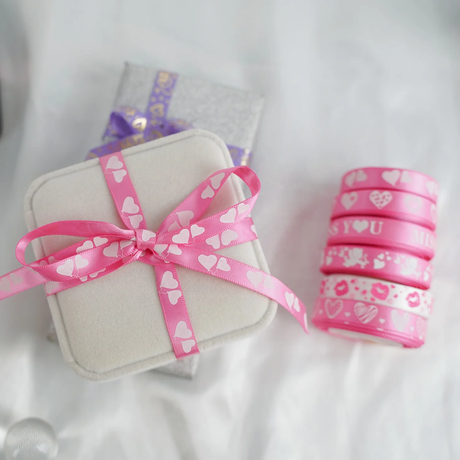 Midi Factory Wholesale Price Ribbons Yards Roll Customized DIY Wreaths Gift Party Decoration Personalized Ribbons For Wedding