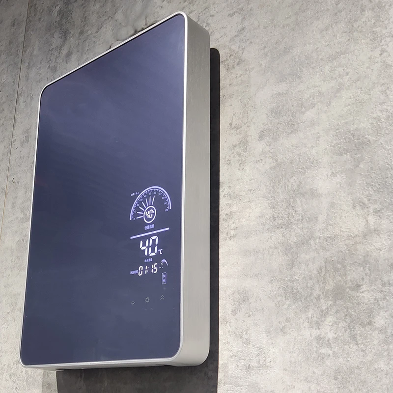 12kW Switchable 220V Tankless Water Heater Electric  Hot Water Heater Capable of Switching Between water  &electric show Degrees