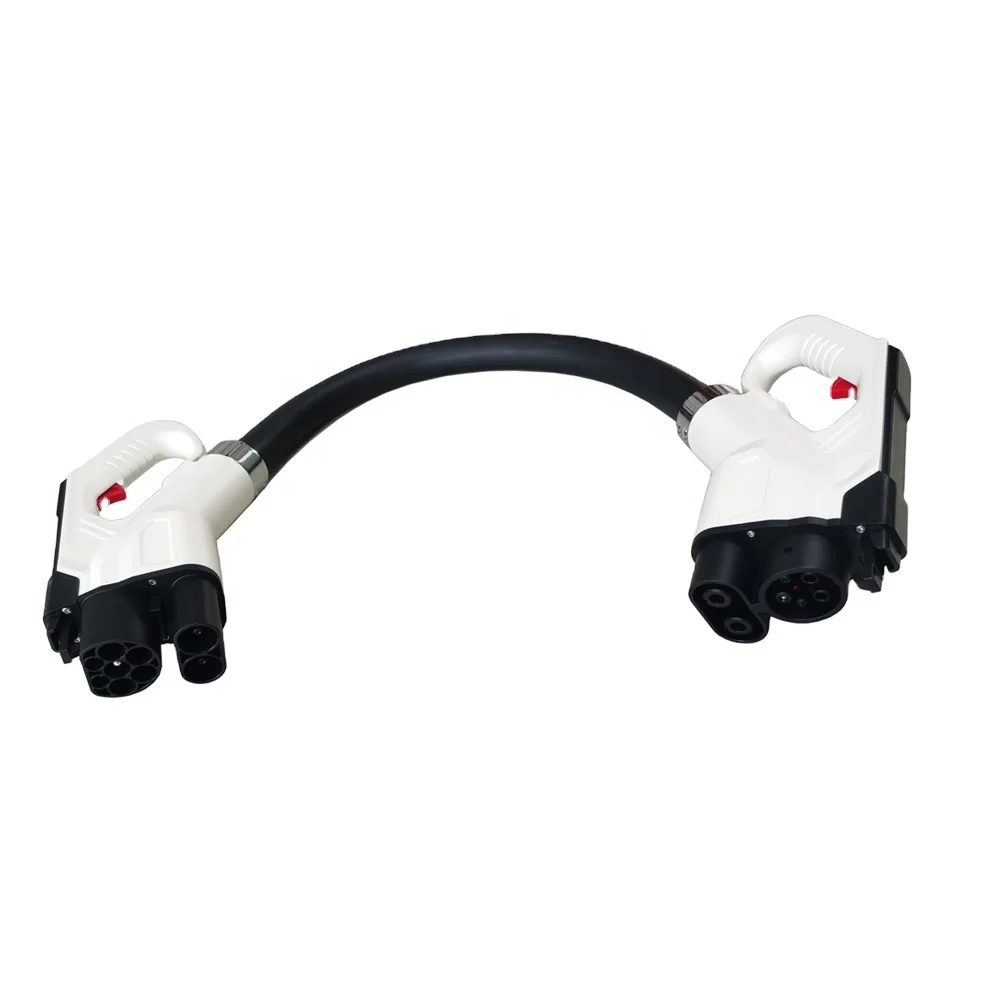 Combo 2 socket to Combo 1 plug adapter can charge America cars in Europe