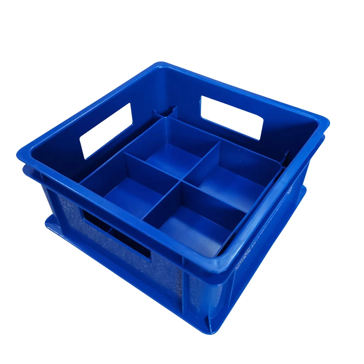 4 Cup Bottle Beer Crate Custom Plastic Durable Moving Shipping Stackable 3D Printing Mold Design Service Injection