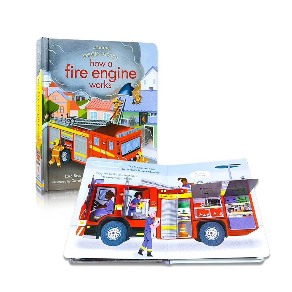 Best-Selling Baby Early Educational Story Books For Kids Children Pop Up Board Book Lift The Flap Books