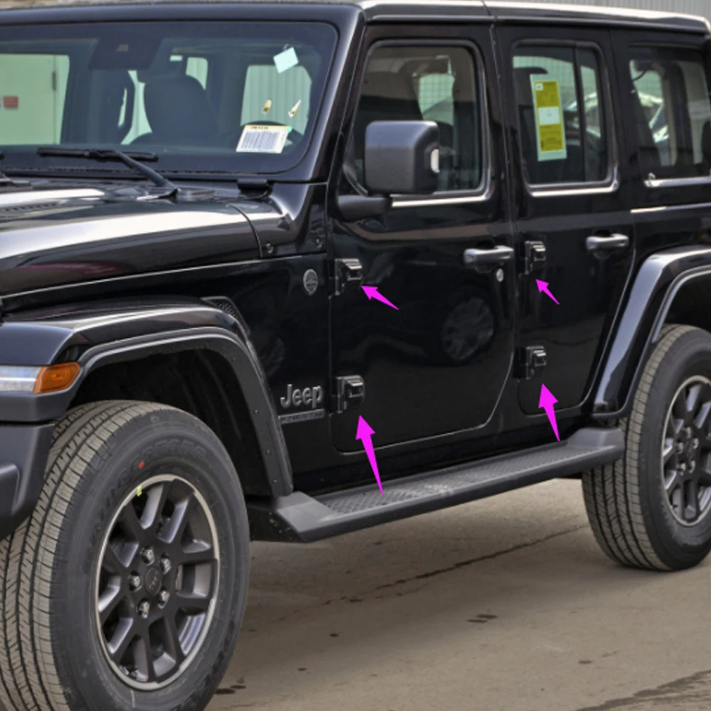 Lantsun JL1237 car door hinges for Jeep for Wranger JL 2018+