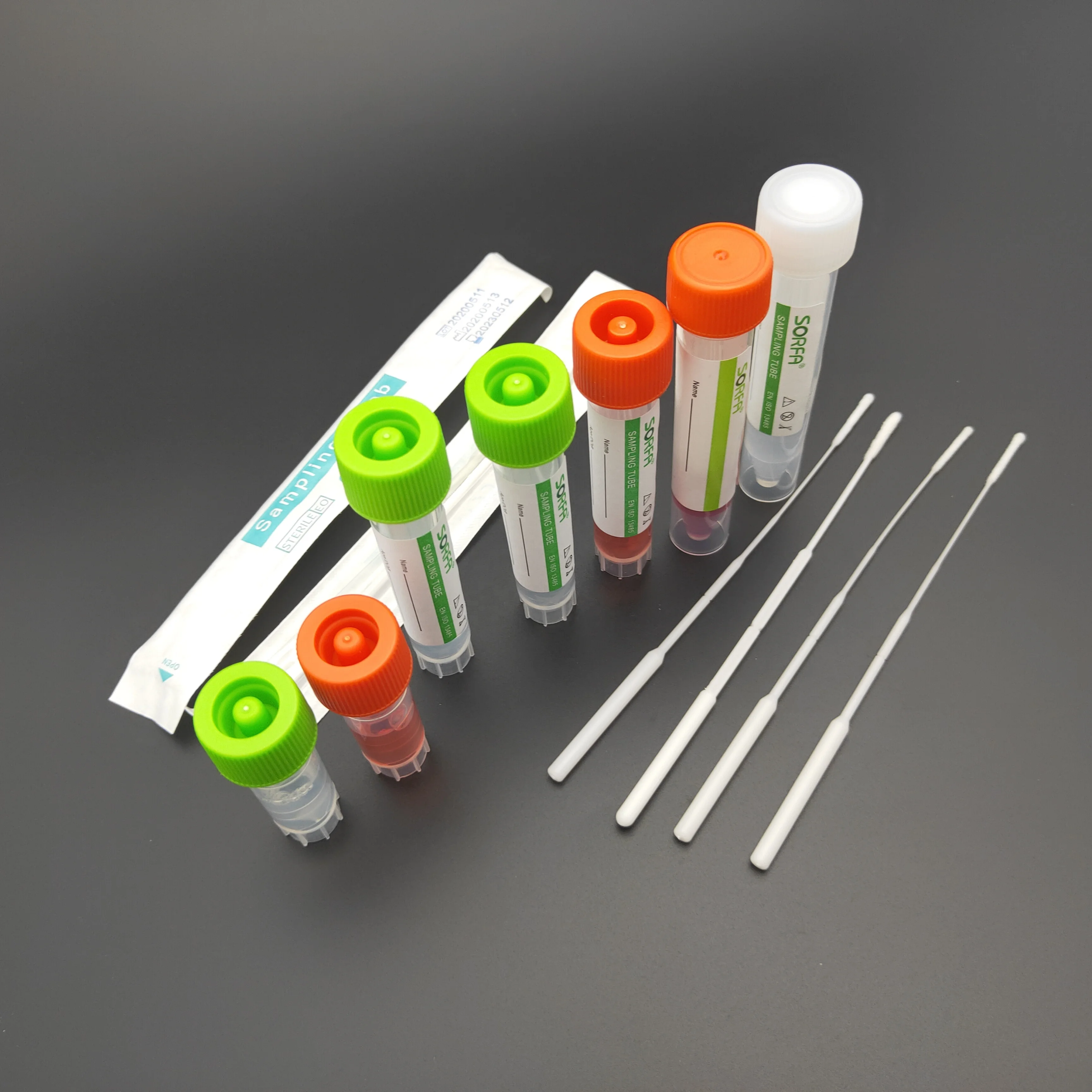 Disposable sampling swab kit viral transport vtm tube 2ml 5ml