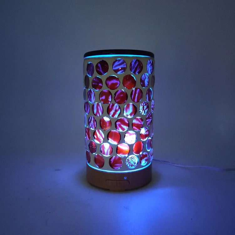 NEW Ceramic Aroma Diffuser Machine Office Ceramic Home Mini Essential Oil Moisturizing Button Aromatherapy Humidifier Decor