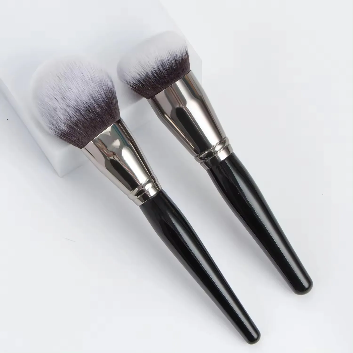 High Grade 36PCS Black Luxury Makeup Brush Set Kit Wholesale Wood Handle Private Cosmetic Makeup Brushes