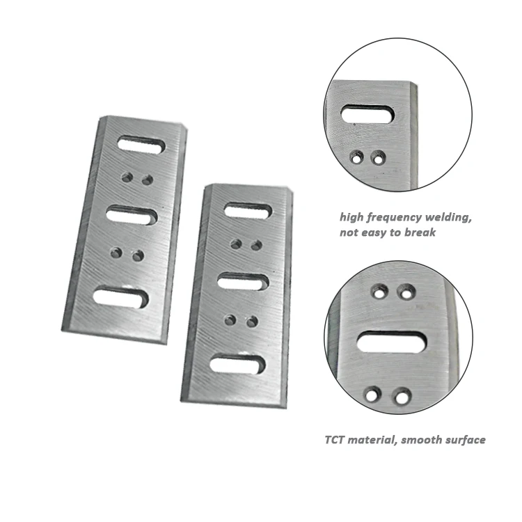 WISDOM TCT Planer Blades Power Tool Part NF90 90x38x3mm HSS Replacement Knives for Electric Planer 2pcs Wood Planer Blade Sets