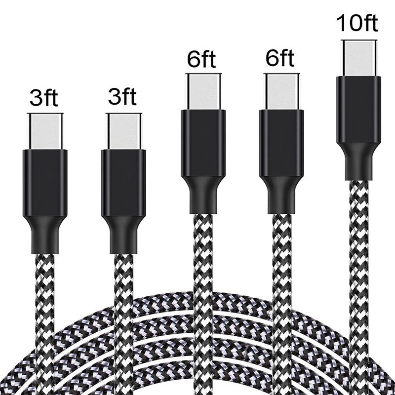 hot sell 10 Feet Nylon Braided  USB Cable charger cable for iphone ipad