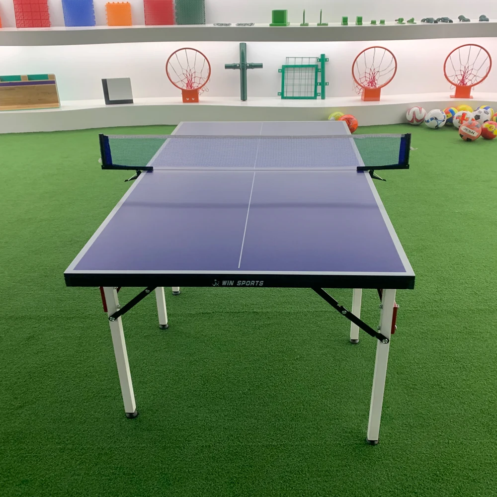 Factory wholesale kids mini family foldable pingpong table tennis table china Mesa de ping-pong plegable para familias de ninos