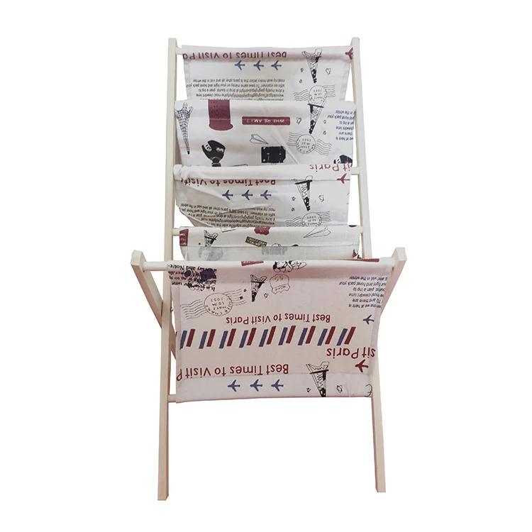
Wholesale Custom Home Decorative wood magazine organizer rack wooden magazine storage rack 