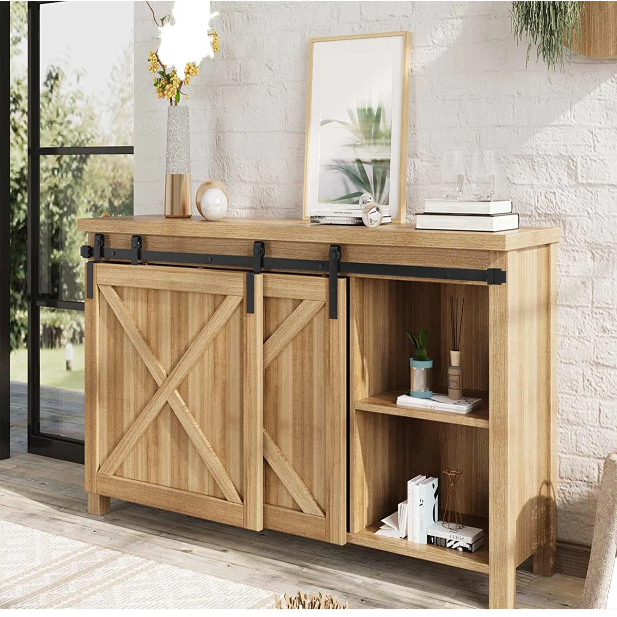 Wholesale Antique Tv Cabinet Table with Storage Rack Wooden Console Home Office Furniture Living Room Cabinets TV Stands Modern