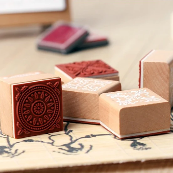 Wooden Stamp Rubber Craft Stamp for Card Making and Diy Craft