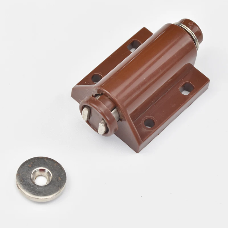  XK814-2 Cabinet Door Stopper Magnetic Push to Open Touch Catch Stop Self-Aligning Kitchen door cupboard