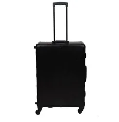 2022 New Hot Sale Make Up Cosmetic Box Train Trolley Case Metal Case Packaging with Handle