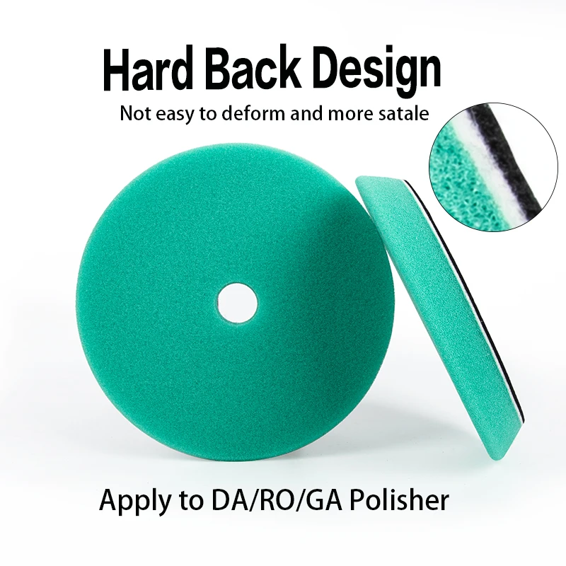 Best Seller 6inch Dual Action Foam Polishing Pad Heavy Cutting Pad For Car Care schleifpads polierenauto
