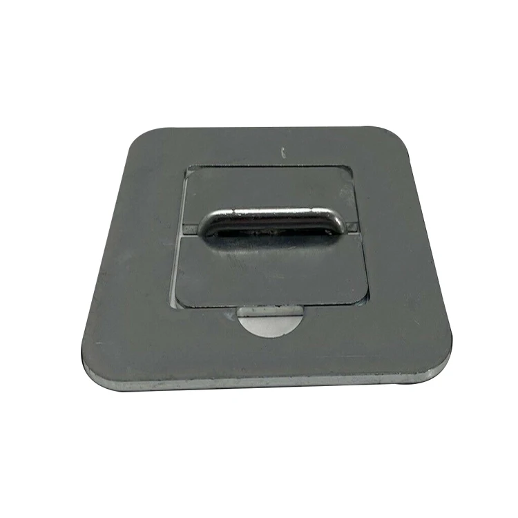 Steel Security Post Auto locking Parking Bollard Drop Down Square and Round Top