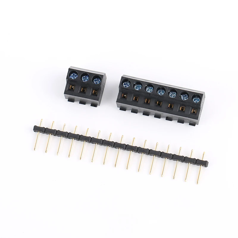 5.00mm Pitch PCB Screw Terminal Block 300V 30A Black Connector Terminal Block For Power
