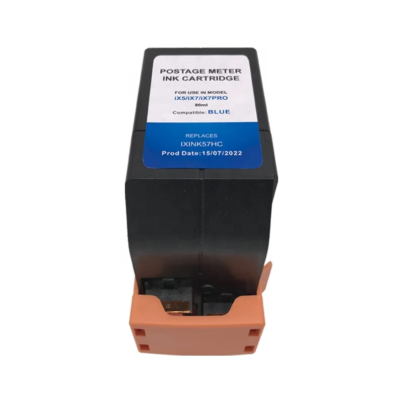 A0139652_IX7 Blue Color cartridge IX7 for Neopost Quadient IX7 IX-7 franking machine (84ML)