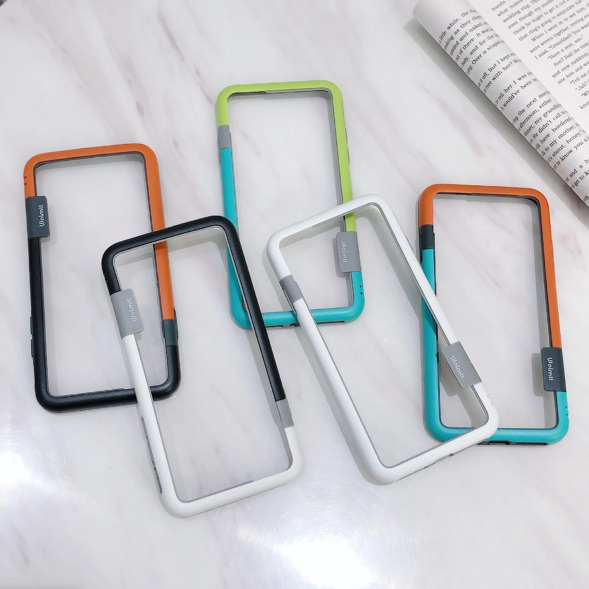Wholesaling And Retailing Unique Simple Contrast Border Phone Case For Iphone 11 12 13 Pro Max