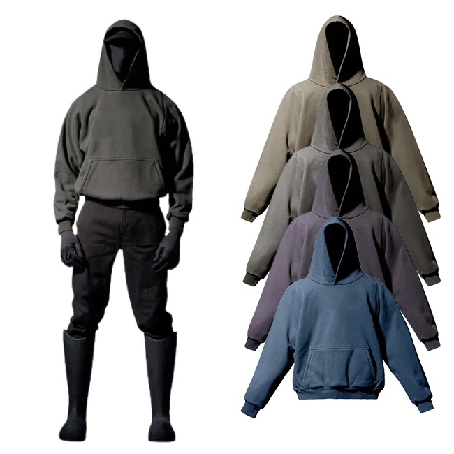 OEM heavyweight cotton oversize short style  sublimated printed blank vintage hoodies  sweatshirts