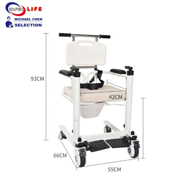 Heath equipment elder care patient transfer chair disabled wheelchair shower chair medical equipment
