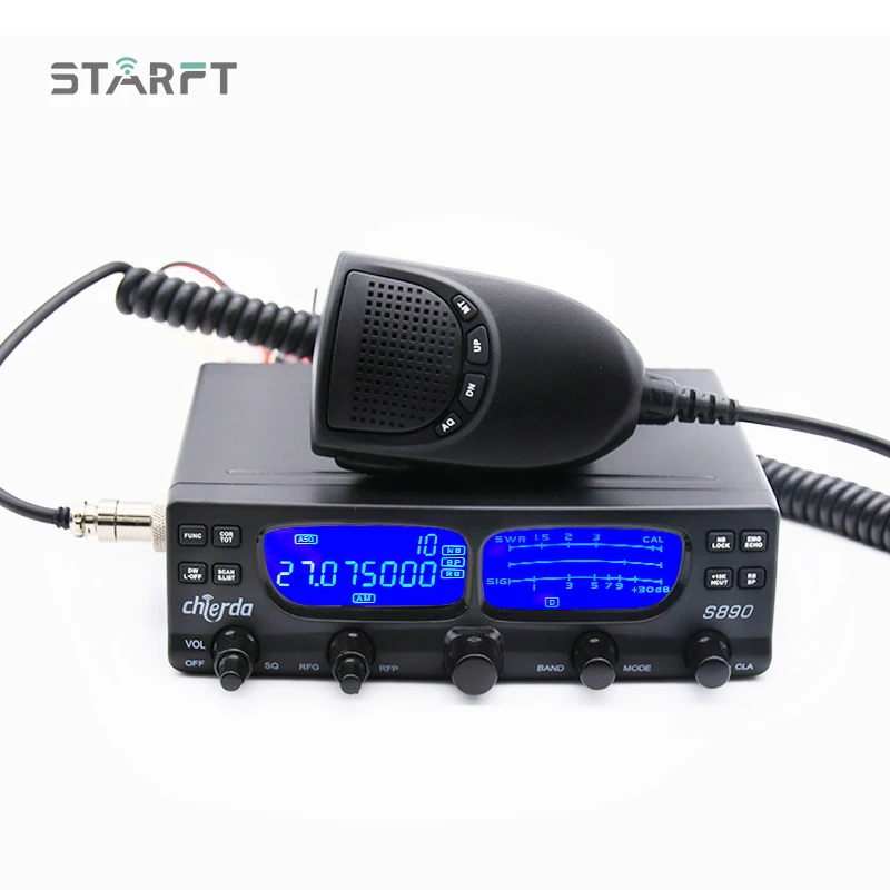 Starft S890 CB AM FM SSB LSB USB PA 27mhz Transceiver AI Noise Reduce Car Marine mobile Radio Vehicle Walkie Talkie