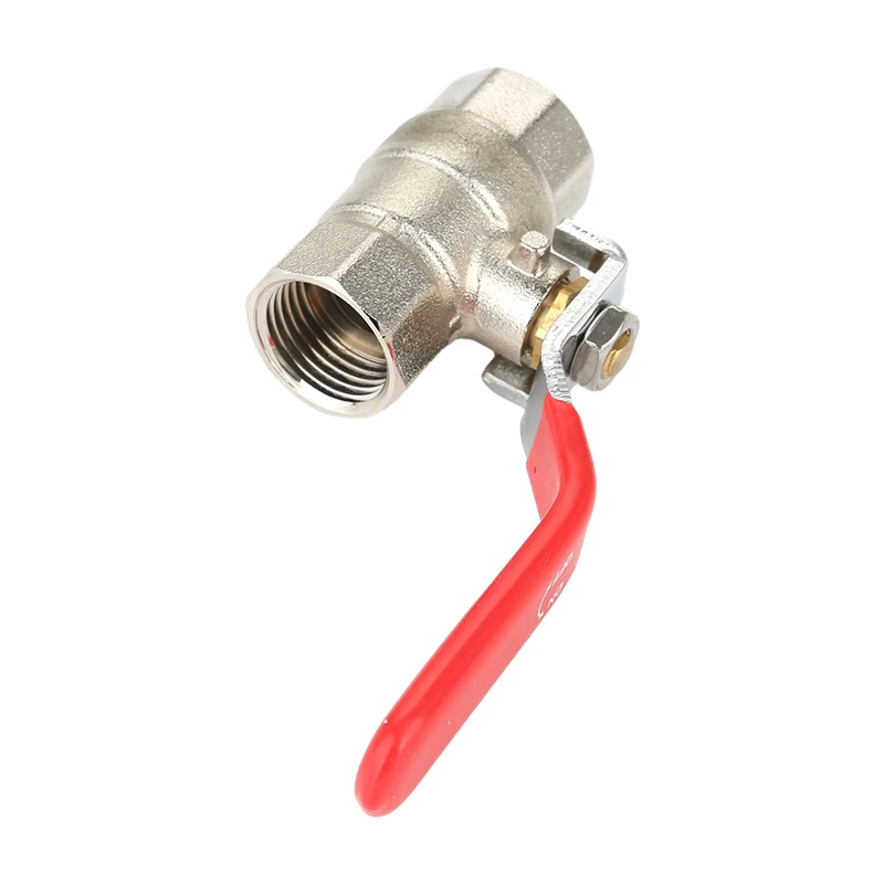 Factory Manual Brass Ball Valves 1/2'-1' Sizes with Butterfly Handle for Gas Water Oil-OEM Customization Supported