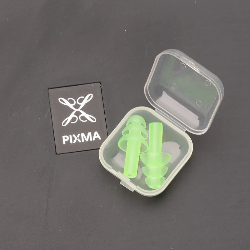 Custom logo Soundproof soft silicone Reusable ear plugs Airplane Acoustic Sound insulation swimming sleep earplugs for concerts