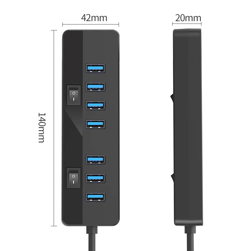 computer accessories Laptops Hubs Charger Lan ethernet usb 3.0 Splitter 8 Port Data Hub USB C To Monitor C Adapter Hub