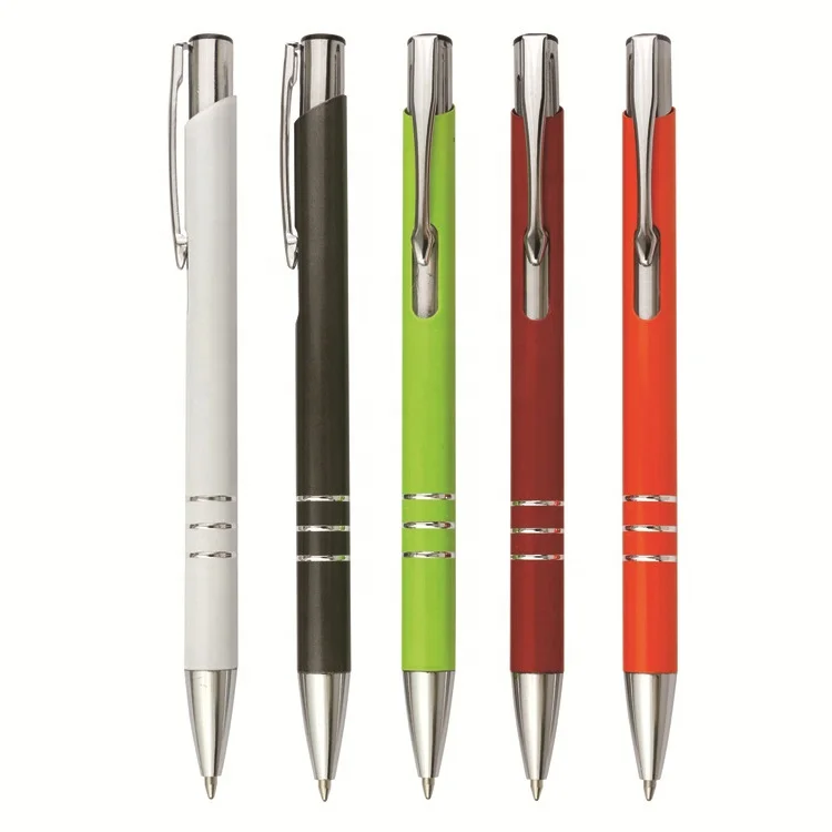 Custom Logo Metal Aluminum Ballpoint Pen Personalized Advertising Automotive Insurance Budget-Friendly Promotional Pen
