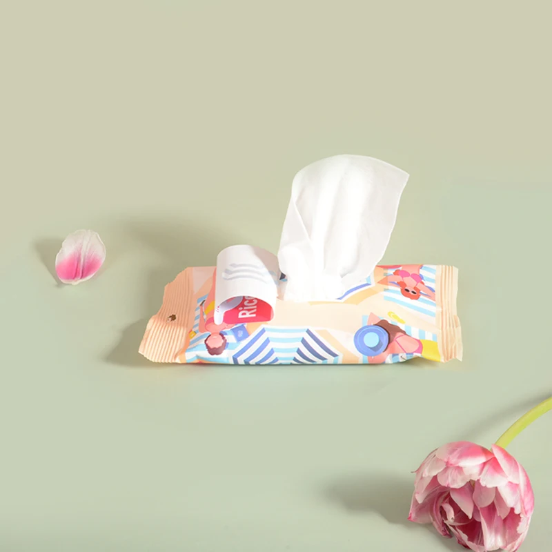 Customized Individually Packaged Wet Cleaning Wipe Disposable Use Single Pack Wet Towel for Hand for Clean