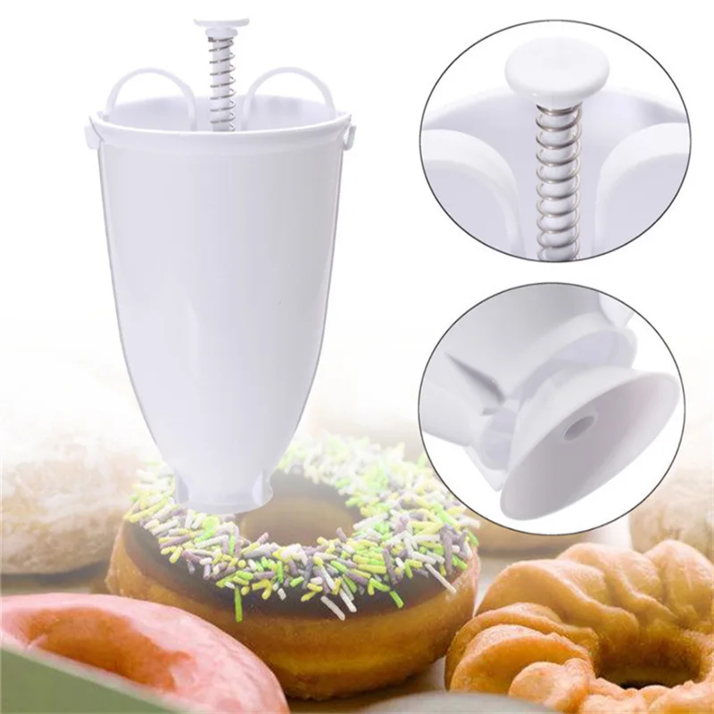 New Ideas Donut Doughnut Maker Batter Dispenser Donut Mold for Baking Plastic Mini Donut Maker Dispenser