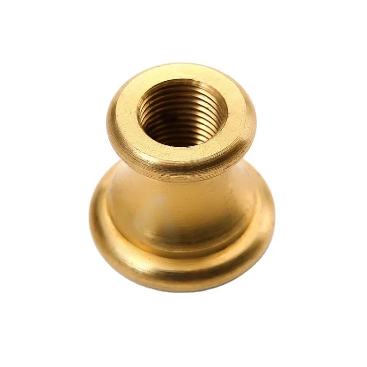 OEM Door Handle Gold Round Cabinet Hardware Brass Knob Brass Decorative Coupler