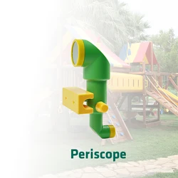 Kids Playground Swing Set Accessories-Climbing Holds With Rope-Metal Monkey Bar-Steering Wheel, Periscope, Telephone