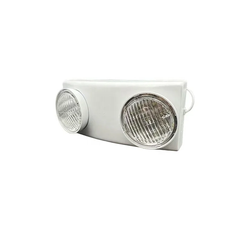 Wholesale ODM Rechargeable Double Head Light Wall Mounted LED Twin Spot Emergency Light