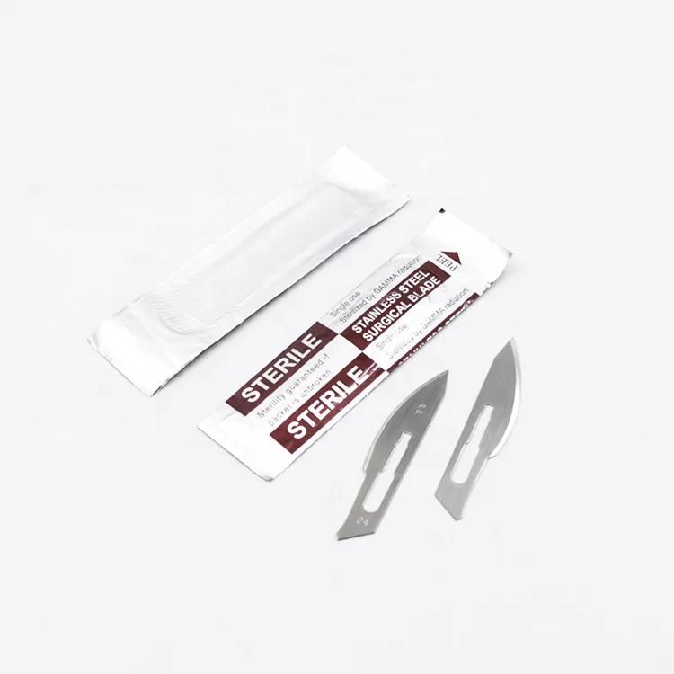
Sterile Carbon Steel Stainless Steel Surgical Blade for Surgery 