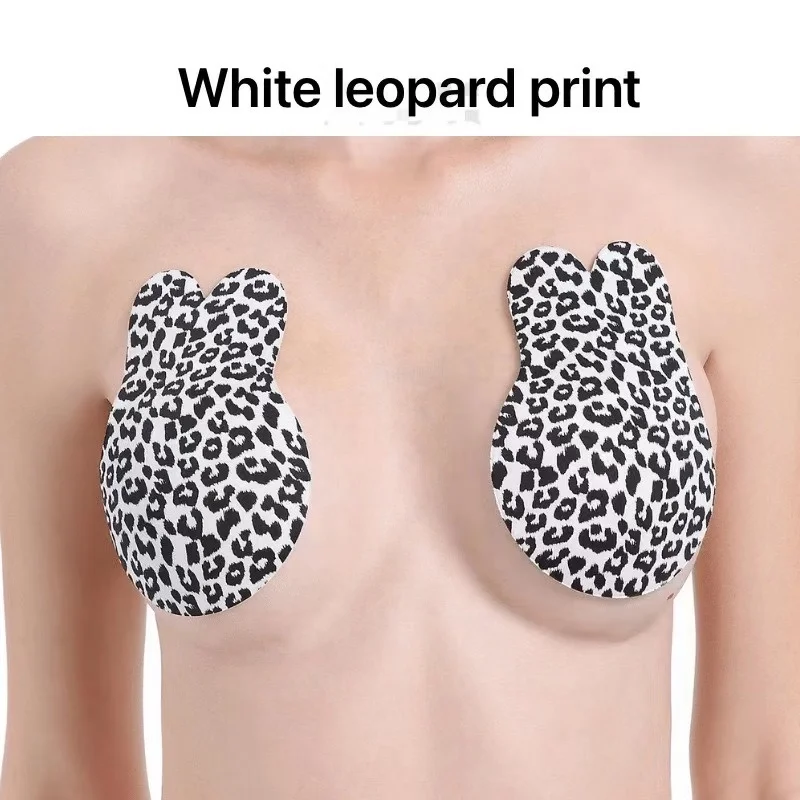 Rabbit Ears Women Strapless Sticky Invisible Bra Backless Dress Thin Silicone Nipple Covers Adhesive Bra