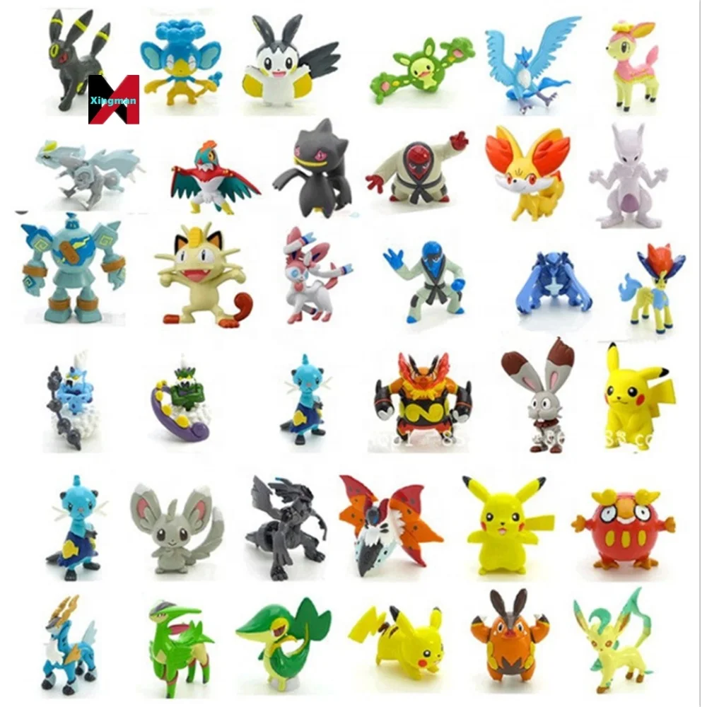 Trend 2024 Japanese Figures Juguetes Para Los Ninos Pokemoned Promotional Gift Items Mini Anime Action Figure