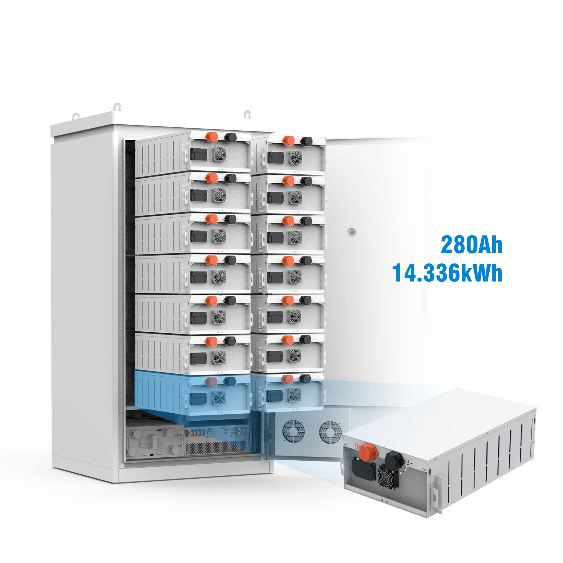 BoostESS Energy Lifepo4 51 2 В 280Ah бестселлер аккумулятор 48 14336 кВтч литиевая железная батарея с Bms