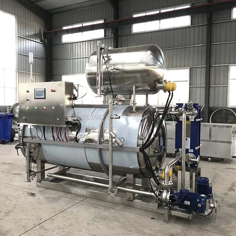 Industrial Food Sterilizer Autoclave Retort Machine For Glass Jars Tin Can Processing Retort Sterilizer