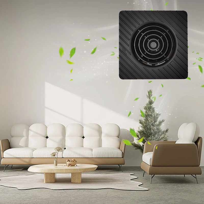 high power bathroom extractor fan through-the-wall attic exhaust fan with delay-off timer