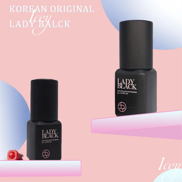 Korea Original Eyelash extension glue Waterproof Lady black glue Private Label OEM eyelash glue