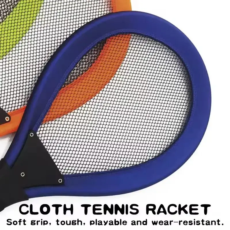 Factory outlet high Quality Outdoor Fiberglass Paddle & Badminton Racket Set for Kids Beach Racquet Sports