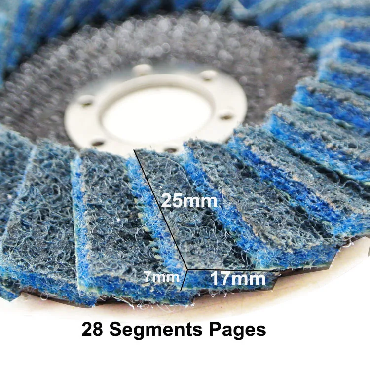 SONGQI 4-1/2 дюйма * 7/8 дюйма 115*22 мм абразивный шлифовальный круг для поверхности из нетканого материала, откидной диск для нержавеющей стали