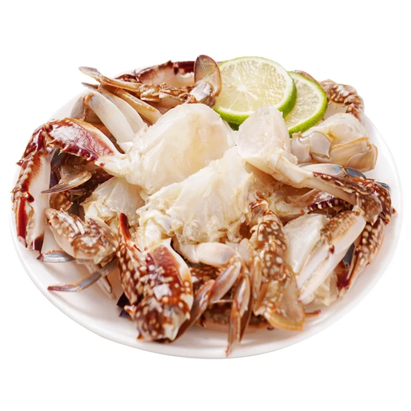 Frozen Half Cut Blue Swimming Crab Factory Supplier