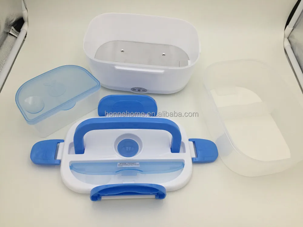 Easy carry Office Car Electric Lunch Box Sets Safe Stainless Steel Food Warmer Box
